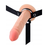 Мужской полый страпон на регулируемых ремнях - 18,5 см. - Sex Expert - купить с доставкой в Ачинске