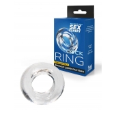 Прозрачное эрекционное кольцо-бублик - Sex Expert - в Ачинске купить с доставкой