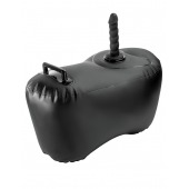 Черное надувное кресло с платформой для фиксации дилдо Body Dock Inflatable Love Seat - Pipedream - купить с доставкой в Ачинске