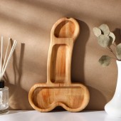 Деревянное блюдо для подачи в форме члена (25 х 16,5 х 1,7 см) - Сима-Ленд - купить с доставкой в Ачинске