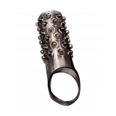 Дымчатая насадка на пенис с выпуклостями - 12 см. - Sex Expert - в Ачинске купить с доставкой