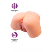Телесный реалистичный мастурбатор-полуторс с 2 любовными входами - No Name - в Ачинске купить с доставкой