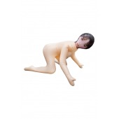 Телесная надувная секс-кукла в позиции догги-стайл - NMC - в Ачинске купить с доставкой