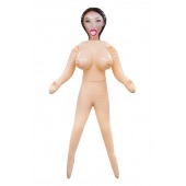 Телесная надувная секс-кукла с пышным бюстом - NMC - в Ачинске купить с доставкой