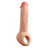 Телесная насадка-удлинитель Thrive 8.75 Inch Realistic Penis Extender Sleeve - 22,2 см. - Blush Novelties - в Ачинске купить с доставкой