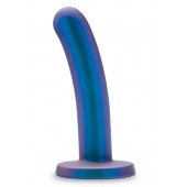 Синяя насадка с гладкой поверхностью Surrender 5.75 Inch Intermediate Pegging Dildo - 14,6 см. - Blush Novelties - купить с доставкой в Ачинске