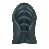 Серый сквозной мастурбатор с вибрацией Manwan Starter - Manwan - в Ачинске купить с доставкой