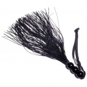 Черная силиконовая плетка - 25,4 см. - Boys of Toys - купить с доставкой в Ачинске