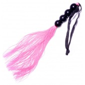 Розовая силиконовая плеть - 35,5 см. - Boys of Toys - купить с доставкой в Ачинске