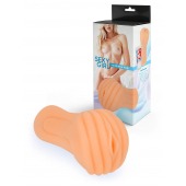 Эластичный мастурбатор в виде вагины телесного цвета - Sexy Girl - в Ачинске купить с доставкой