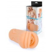 Телесный мастурбатор-вагина с рельефом на поверхности - Sexy Girl - в Ачинске купить с доставкой