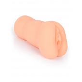 Телесный мастурбатор-вагина с 2 эрекционными кольцами в комплекте - Sexy Girl - в Ачинске купить с доставкой