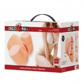 Телесный мастурбатор Liora с 2 любовными тоннелями - Baile - в Ачинске купить с доставкой