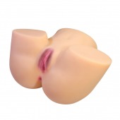 Телесный мастурбатор Liora с 2 любовными тоннелями - Baile - в Ачинске купить с доставкой