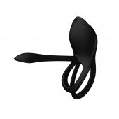 Черное эрекционное виброкольцо Bayek с пультом ДУ - Zalo - в Ачинске купить с доставкой