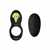 Черное эрекционное виброкольцо Bayek с пультом ДУ - Zalo - в Ачинске купить с доставкой