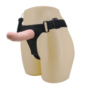 Реалистичный страпон-фаллоимитатор на трусиках Ultra Passionate Harness - 15 см. - Baile - купить с доставкой в Ачинске