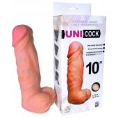 Фаллическая насадка Харнесс UNICOCK 10  - 25 см. - LOVETOY (А-Полимер) - купить с доставкой в Ачинске