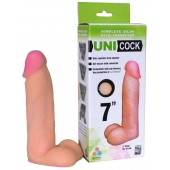 Фаллическая насадка Харнесс UNICOCK 7  - 19 см. - LOVETOY (А-Полимер) - купить с доставкой в Ачинске