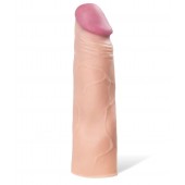 Реалистичная насадка с ярко выраженной головкой - 16,5 см. - A-toys - в Ачинске купить с доставкой