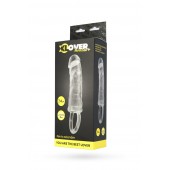 Прозрачная насадка с петлёй для фиксации - 14 см. - ToyFa - в Ачинске купить с доставкой