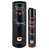 Массажное масло с ароматом крем брюле Huile de Massage Gourmande Creme Brulée - 59 мл. - Plaisir Secret - купить с доставкой в Ачинске
