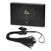 Чёрная плётка Lilly Whip Bijoux - Bijoux Indiscrets - купить с доставкой в Ачинске