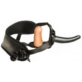 Женский страпон с вагинальной пробкой Woman Strap - 12 см. - LOVETOY (А-Полимер) - купить с доставкой в Ачинске