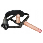 Женский страпон с вагинальной пробкой Woman Strap - 18 см. - LOVETOY (А-Полимер) - купить с доставкой в Ачинске