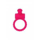 Розовое силиконовое виброкольцо A-toys - A-toys - в Ачинске купить с доставкой