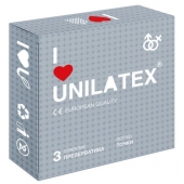 Презервативы с точками Unilatex Dotted - 3 шт. - Unilatex - купить с доставкой в Ачинске