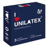 Ультрапрочные презервативы Unilatex Extra Strong - 3 шт. - Unilatex - купить с доставкой в Ачинске