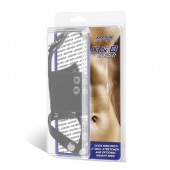 Кольцо на член и мошонку Cock Ring With 2  Ball Stretcher And Optional Weight Ring - BlueLine - в Ачинске купить с доставкой