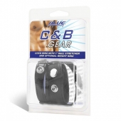 Утяжка для мошонки и пениса Cock Ring With 1  Ball Stretcher And Optional Weight Ring - BlueLine - купить с доставкой в Ачинске