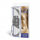 Утяжка на пенис и мошонку Cock Ring With 1.5  Ball Stretcher And Optional Weight Ring - BlueLine - купить с доставкой в Ачинске