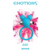 Голубое эрекционное виброколечко Emotions Minnie Breeze - Lola Games - в Ачинске купить с доставкой