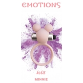 Розовое эрекционное виброколечко Emotions Minnie Light pink - Lola Games - в Ачинске купить с доставкой