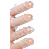 Набор из 4 насадок на член Pleasured Penis Enhancement Sleeve 4 Pack - XR Brands - в Ачинске купить с доставкой