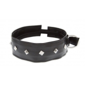 Полиуретановый ошейник с пуклями Collar with Studs - Blush Novelties - купить с доставкой в Ачинске
