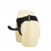 Страпон с изогнутой головкой Ultra Harness Curvy Dildo - 15,8 см. - Baile - купить с доставкой в Ачинске