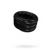Чёрное эрекционное виброкольцо Stretch - Bathmate - в Ачинске купить с доставкой