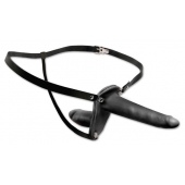 Женский страпон с вагинальной пробкой Double Penetrix Strap-on - 15 см. - Pipedream - купить с доставкой в Ачинске