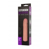 Насадка-удлинитель Extension sleeve телесного цвета - 18,5 см. - Sitabella - в Ачинске купить с доставкой