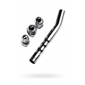 Металлический анальный душ с тремя насадками - ToyFa - купить с доставкой в Ачинске