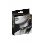 Узенький ошейник из полиуретана с кольцом - Bijoux Pour Toi - купить с доставкой в Ачинске