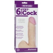 Ультра реалистичная насадка Vac-U-Lock  6  ULTRASKYN Cock - 17,3 см. - Doc Johnson - купить с доставкой в Ачинске