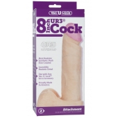 Ультрареалистичная насадка для трусиков Vac-U-Lock 8  ULTRASKYN Cock - 20,57 см. - Doc Johnson - купить с доставкой в Ачинске