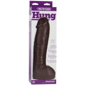 Большая насадка для трусиков Vac-U-Lock Realistic Hung - 31,7 см. - Doc Johnson - купить с доставкой в Ачинске