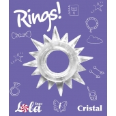 Прозрачное эрекционное кольцо Rings Cristal - Lola Games - в Ачинске купить с доставкой