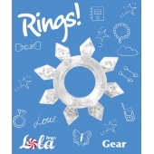 Прозрачное эрекционное кольцо Rings Gear - Lola Games - в Ачинске купить с доставкой